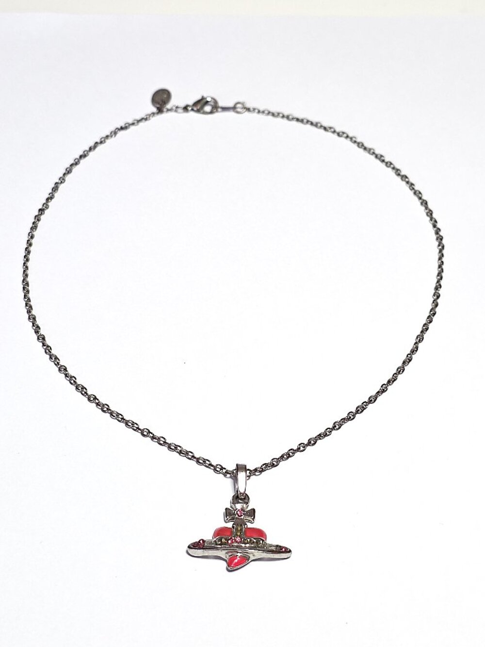 Vivienne Westwood Diamante Heart Orb necklace - please read carefully